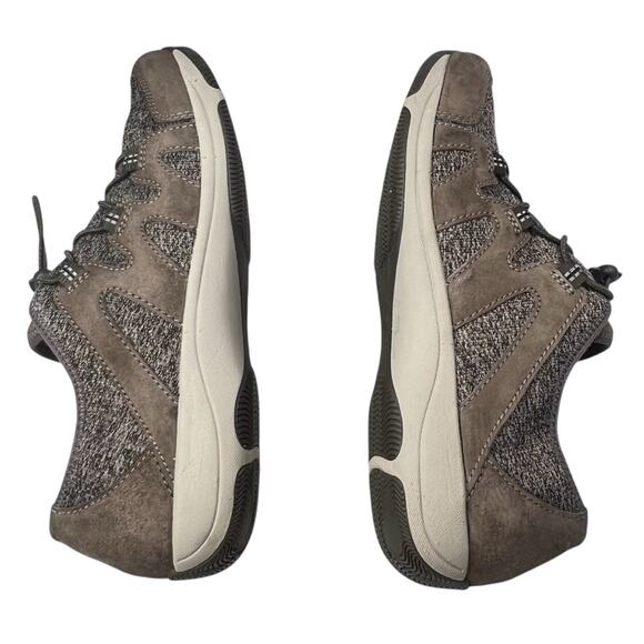 Dansko Holland Leather Sneaker EU 41 Taupe Low-Top Bungee Lace 4516201020 - Picture 6 of 13